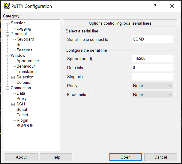 Настройки подключения